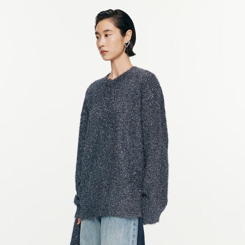 JNBY 2024 Autumn Loose Round Neck Knit Sweater