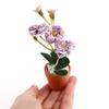 1pc Dollhouse Miniature Mini Flower Potted for Green Doll House Furniture Home Decor Simulation Plants
