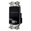 Panasonic Advanced Series Wall Mount Automatic Switch with Heat Sensor Relay with Blank Chip Matte Black WTA19119B