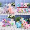 Unicorn Doll Pendant Cute Pony Plush Toy Small Mini Bag Hanging Keychain