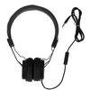 3.5mm Wired Headset with Mic Stereo Foldable Adjustable Headband Inline Control for Music Calls