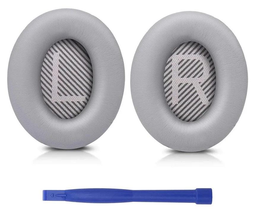 Replacement Earpads for BOSE QC35 for QuietComfort 35 & 35 II Headphones Memory Foam Ear Cushions High Quality with Crowbar