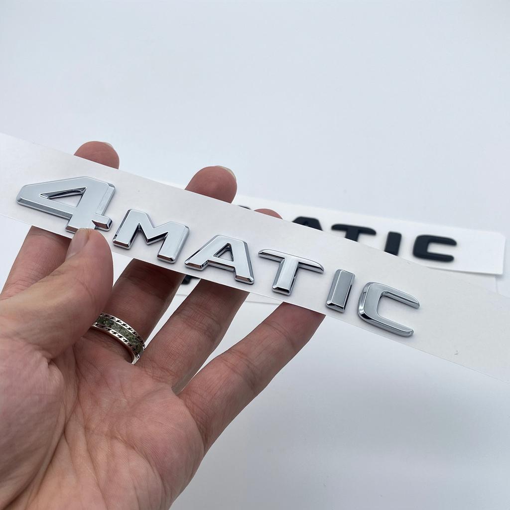 2017 Chrome Black Letters GLC260 GLC300 GLC350 GLC220d GLC350e 4Matic Emblem for Mercedes Benz GLC X253 Car Trunk Logo