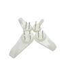 20Pcs Plastic Hard Picture Frame Wall Hooks Photos Mirror Hanging Hangers White