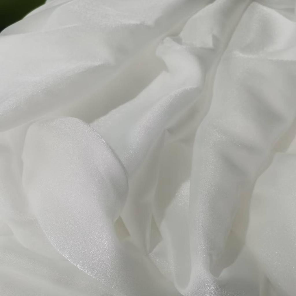 Yangzhou Glittering Organza Polyester Hanfu Ruqun Fabric