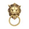 Decor Brass Lion Face Shape Design Door Pull Handle Heavy Antique Royal Brass Door Knocker for Main Glass Wooden Door, Cabinet, Drawer