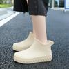 Waterproof Shoes Women's Rain Shoes Short Tube Student Wear Adult Work Non-slip Rubber Shoes Fashion Rain Boots