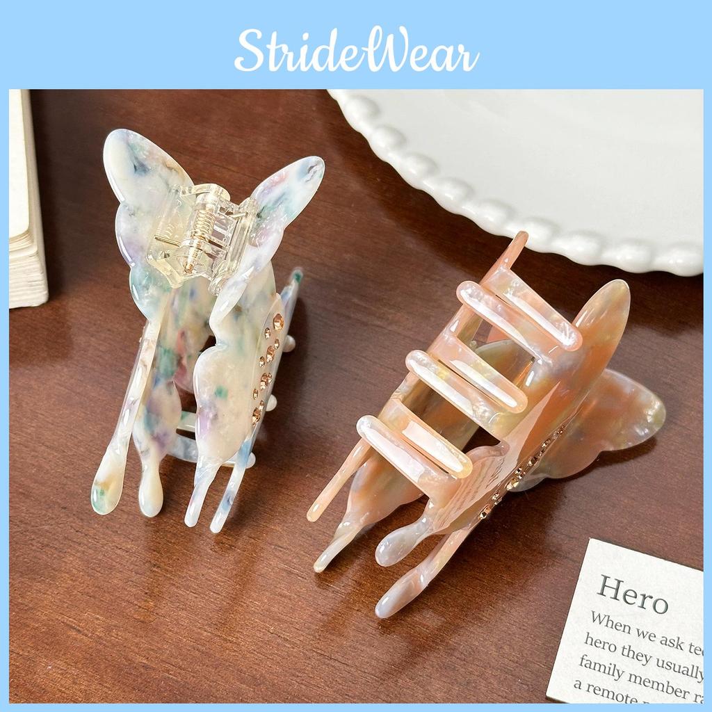 Stylish And Fashionable Rhinestone Butterfly Hair Clip Perfect For Everyday Use