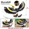 Oenux Bird Nest Animals Peacock Parrot Trogon Hornbill Owl Model PVC Action Figures Big Garden Decoration Cute Kids Toy Gift