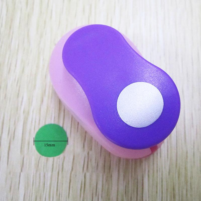 Circle Punch 8/15/25/38/50mm DIY Embossing Punches Scrapbooking Machine Paper Cutting Color Craft Hole Punch Rounder Cutter