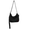 Canvas Bag Women's Large Capacity Crossbody Bag Men Solid Color Shoulder Bag