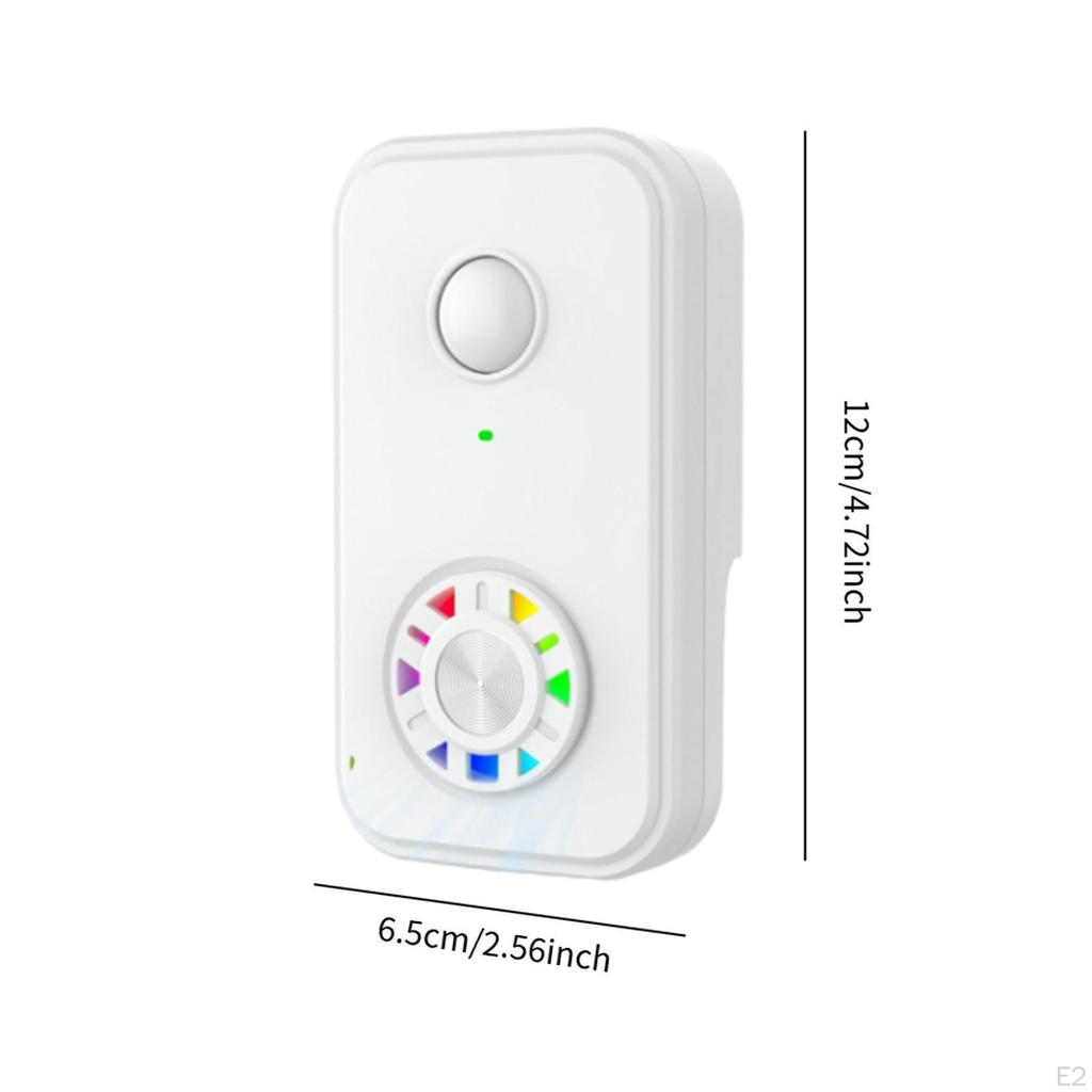 Air Purifier Removes Dander Quiet Purify Smell for Garage Toilet Living Room White