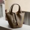 Premium Leather Women's Bag Bucket Bag Versatile Cowhide Women's New Handbag Bag