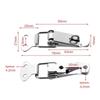 Loaded Draw Toggle Clamp Hasps Latch Catch Duck-Mouth Buckle Hook Wooden Box Hasps Clamp Metal Spring Catch Clasp