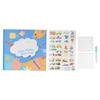 Water Coloring Book Reusable Water Doodle Book Children Early Learning Educational Toy for Home Trav