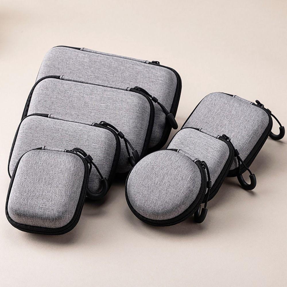 1Pcs For Airpod Zipper Earphone Case Mini Pouch Carrying Bag Durable EVA Storage Bag