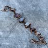 Moonstone Gemstone Electroformed Friendship Mother Gift Bracelet Jewelry Copper VP-124