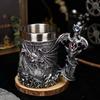 Dragon Warrior Beer Cup European and American Myths and Legends Western Dragon Mark Coffee Cup Dragon Sword Beer Cup