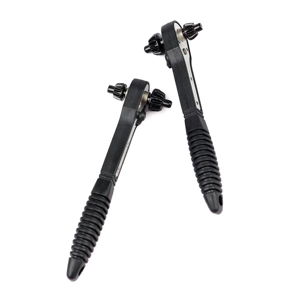 Drill Chuck Key 2 In 1 Ratchet Spanner Drill Chuck Key Wrench Electric Drill Clamping Tool Dual-use Ratchet Spanner