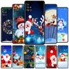 Case For Samsung Galaxy A52 A12 A51 A32 A71 A21s A22 A11 A02s A03 A23 A13 A53 A41 A31 A72 Soft Phone Cover Merry Christmas Snow