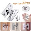 Safety Right Angle Stainless Steel Door Locks Bolt Door Buckles Door Hasp Door Latch