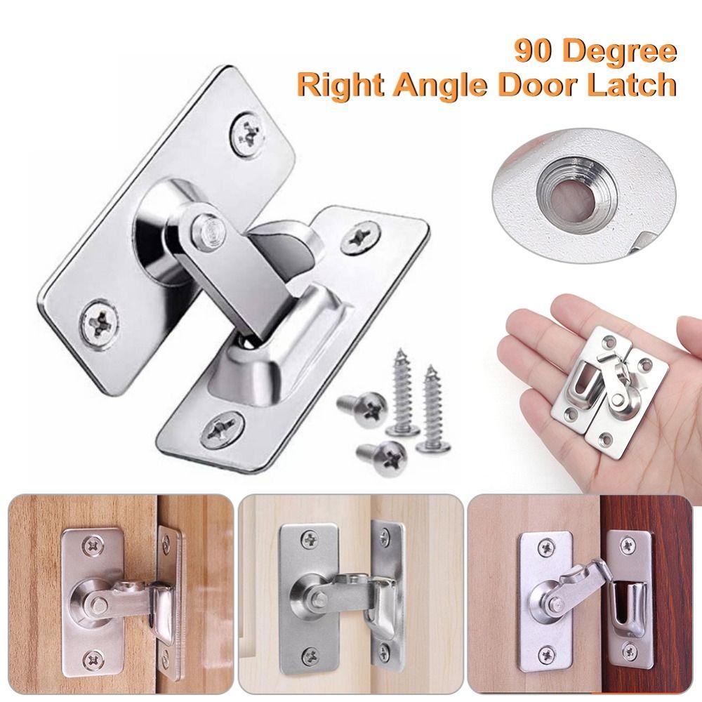Safety Right Angle Stainless Steel Door Locks Bolt Door Buckles Door Hasp Door Latch