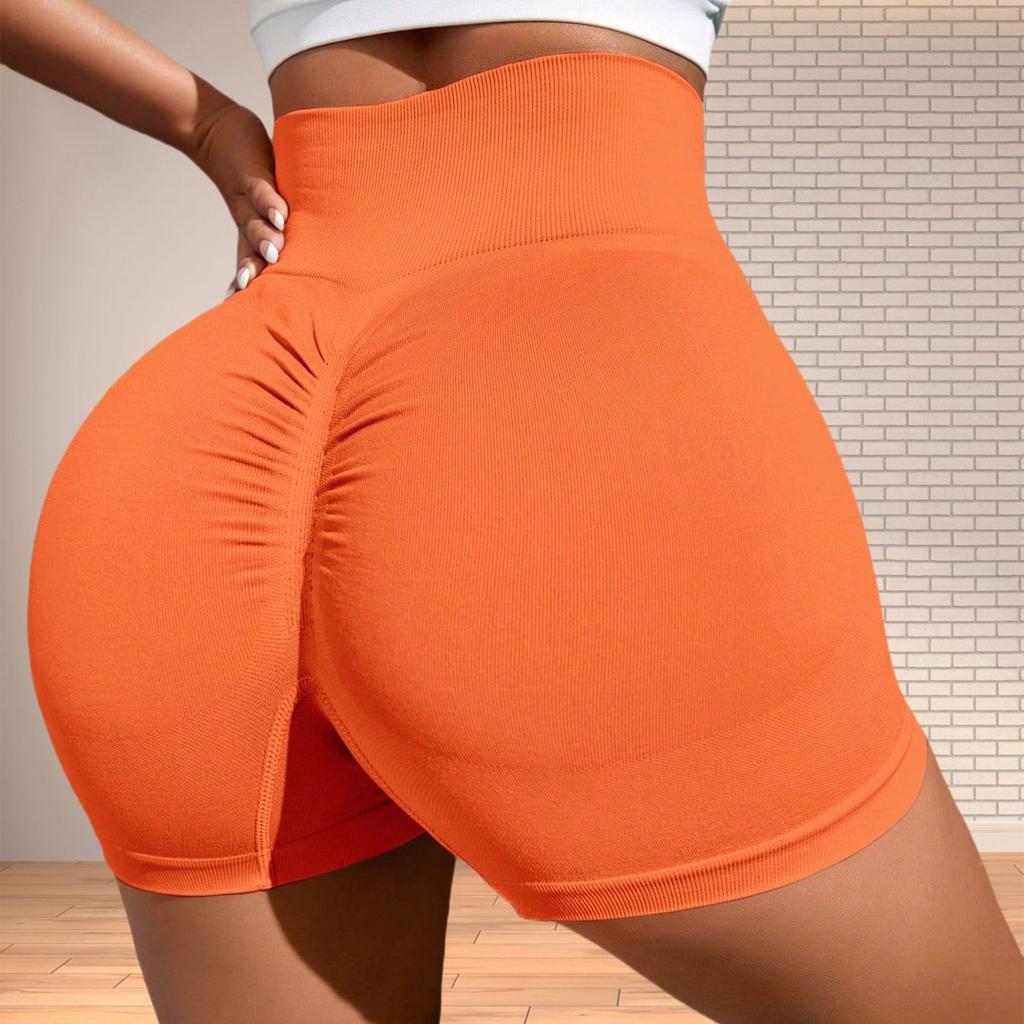 Women's High Waist Peach Lift Hip Sports Shorts Tight Yoga Shorts