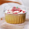 20Pcs Tinfoil Box with Lid Reusable Disposable Round Food Grade Non-Stick Oven Safe Cupcake Container Aluminum Foil Bowl Baking Mold