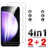 3 Pcs HD Tempered Glass Screen Protector + Camera Lens Film For Samsung Galaxy S24 / S24+ / S24 Ultra S23 Plus FE S22 S21 A05 A05S A15 A25 A35 A55 5G
