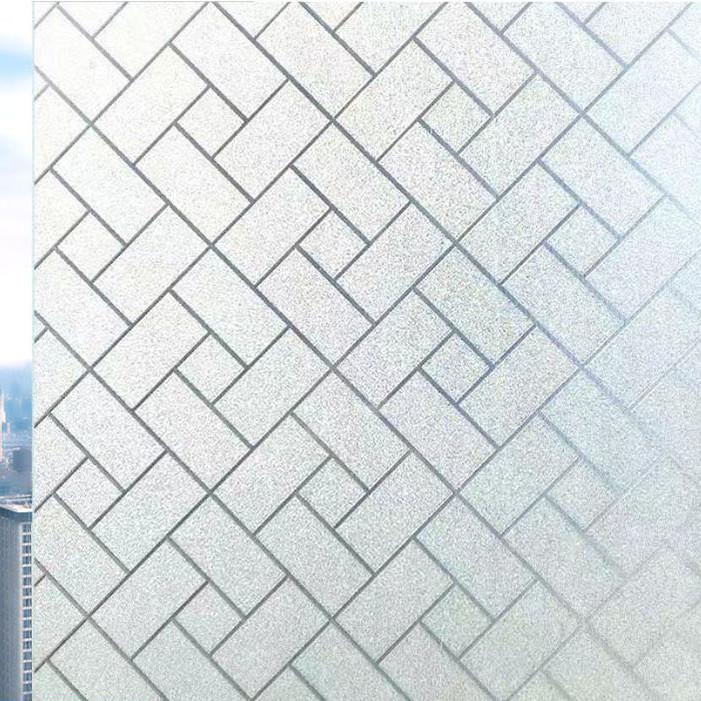 Home Window Frosted Glass Sticker Transparent Opaque Bathroom Bathroom Anti-peep Film Anti-light Stickers