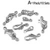 10Set Jewelry Finding Musical Note Shape Clasps Connector For Necklace Bracelet Making Supplies