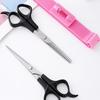 Professional Hairdressing Scissors Set: Flat Shears, Thinning Shears, Bangs Cutting Tool for Home Use.