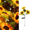 LED Solar Sunflower Light, Home Decoration Light, Garden Lawn Light, Waterproof Landscape Light, Christmas Courtyard, Holiday Lighting