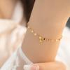 S925 Silver Transfer Bead Bracelet Women's Niche Design 2023 New Trendy Simple Round Bead Hand Jewelry