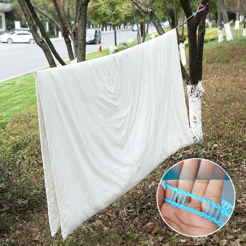 5 Rolls of Travel Outdoor Non-slip Windproof Thicker Colourful Bag Fence Clothesline