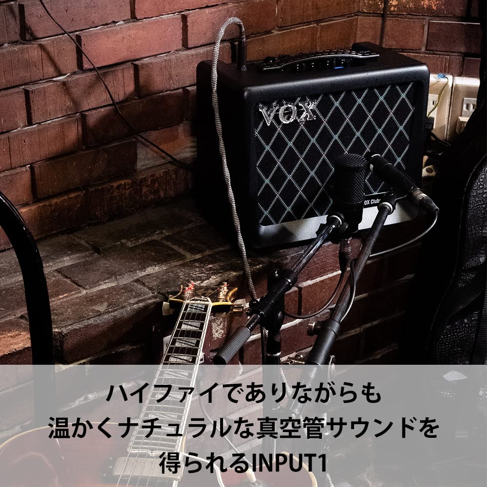 Гитарный усилитель VOX Clean Sound Clubman 60 Сверхлегкий ламповый звук, оснащенный Nutube для живого исполнения, запись для домашних тренировок