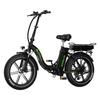 KOOLUX BK6S PRO Folding Electric Bike With Seat 48V23AH Battery 500W Motor 20*4.0 Fat Tires e-Bike Adult City Outdoor Electric Bicycle