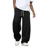 Men's Solid Color Loose Wide Leg Sweatpants Men's Casual Fashion Sweatpants