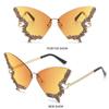 Eyewear Diamond Ladies Shades Bling Sun Glasses Butterfly Sunglasses Purple Sunglasses for Women