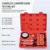 0-300PSI Engine Compression Tester Kit Engine Compression Tester, 8PCS Engine Cylinder Pressure Gauge for Petrol Gas Engine