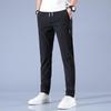Men's Summer Ice Silk Stretch Casual Pants - Quick-Dry, Ultra-Thin, Loose Fit, Large Size, Straight Trousers