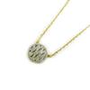 Les Trésors De Lily [L5651] - Gold Plated Necklace 'Sissi' White Gold - 14 Mm