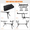 Adjustable Retractable Carp Fishing Rod Stand Holder Fishing Pole Pod Stand with 3 Fishing Bite Alarms 3 PCS Fishing