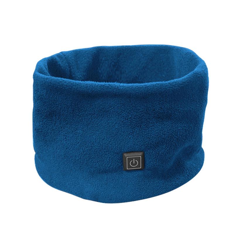 Unisex USB Heated Three-Speed Electric Fleece Scarf for Neck Warmer and Cold Protection