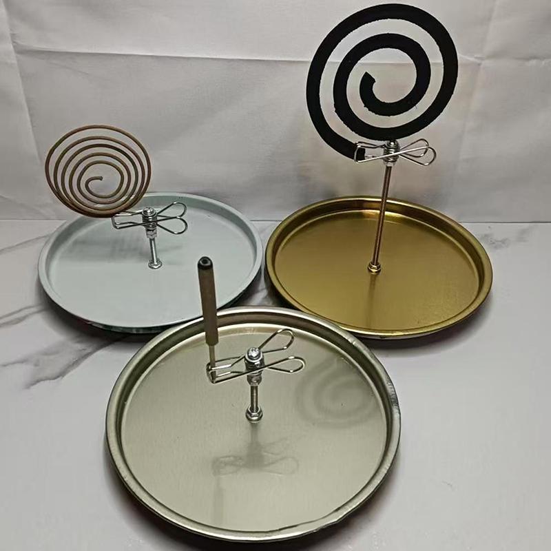 New1/5Pcs Magnetic Mosquito Coil Holder Creative Mosquito Coil Holder Repellent Incenses Rack Home Accessories
