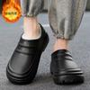 Fashion Thick-soled Foot Cover Velvet Cotton Shoes Chef Waterproof Clean Shoes Large Size Green and Young Thickened Low-top Rain Shoes