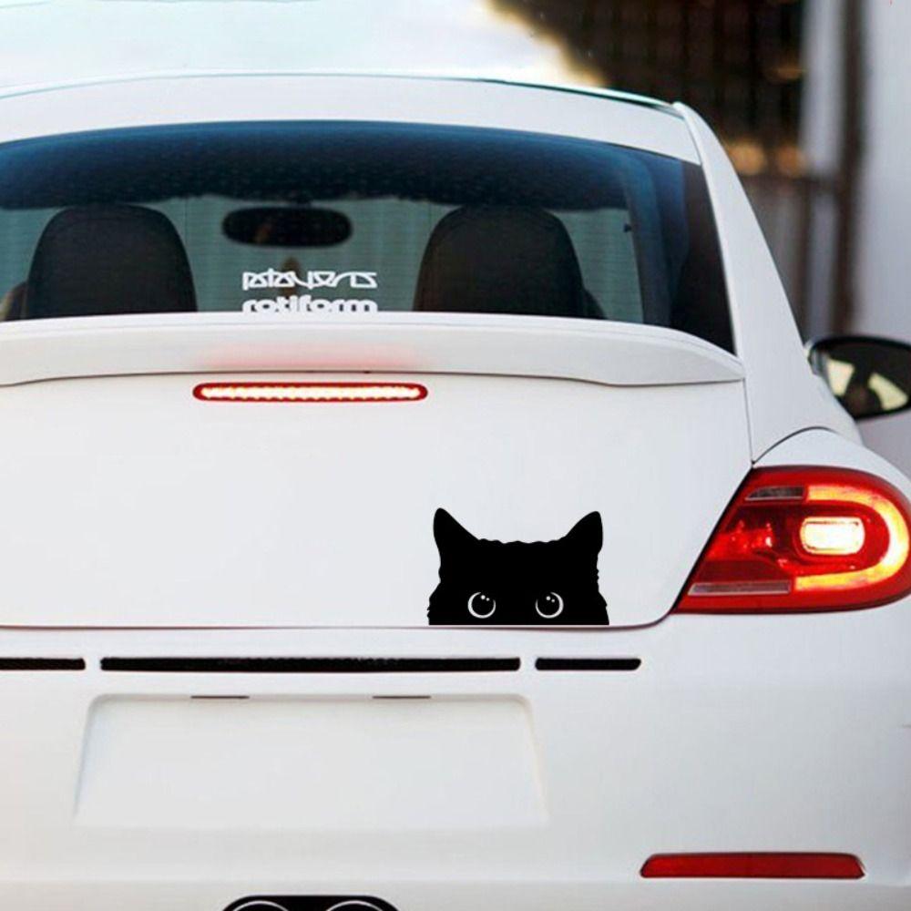 Self-Adhesive Funny Sticker PET Car Styling Decoration Universal Car Cat Sticker Car