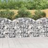 VidaXL Arched Gabion Basket Gabion Cage Gabion Wall Stone Basket Gabion for Stone Garden Patio Outdoor 153445