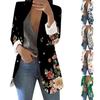 Women's Loose Comfortable Casual Long Sleeve Cardigan Coat Fashion Printed Suit