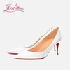 Fashion 2025 New Naked High Heels Women's Fine Single Shoes Fashionable, Comfortable, Versatile, and Elegant Women's Shoes 33-46